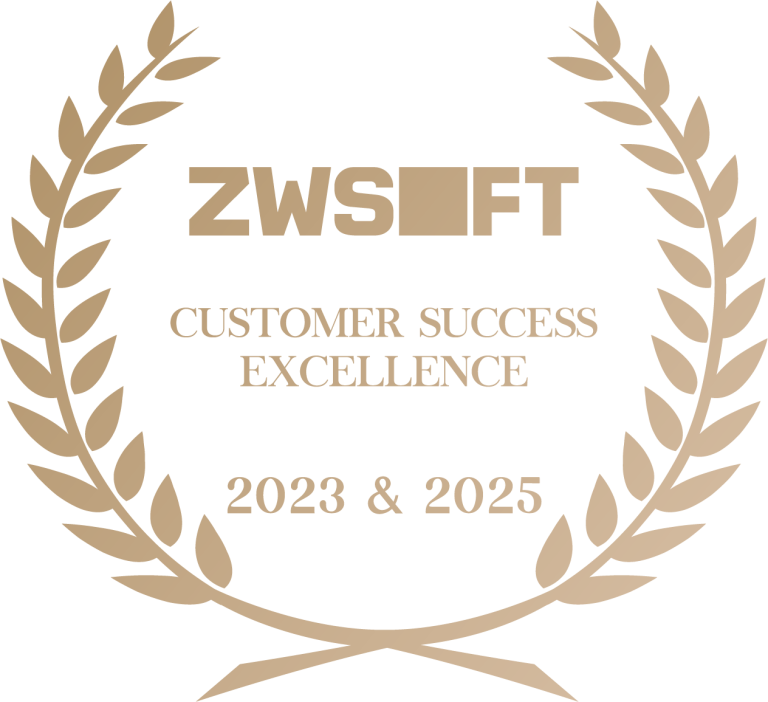 Piagam ZWSOFT Customer Success Excellence 2023 & 2025