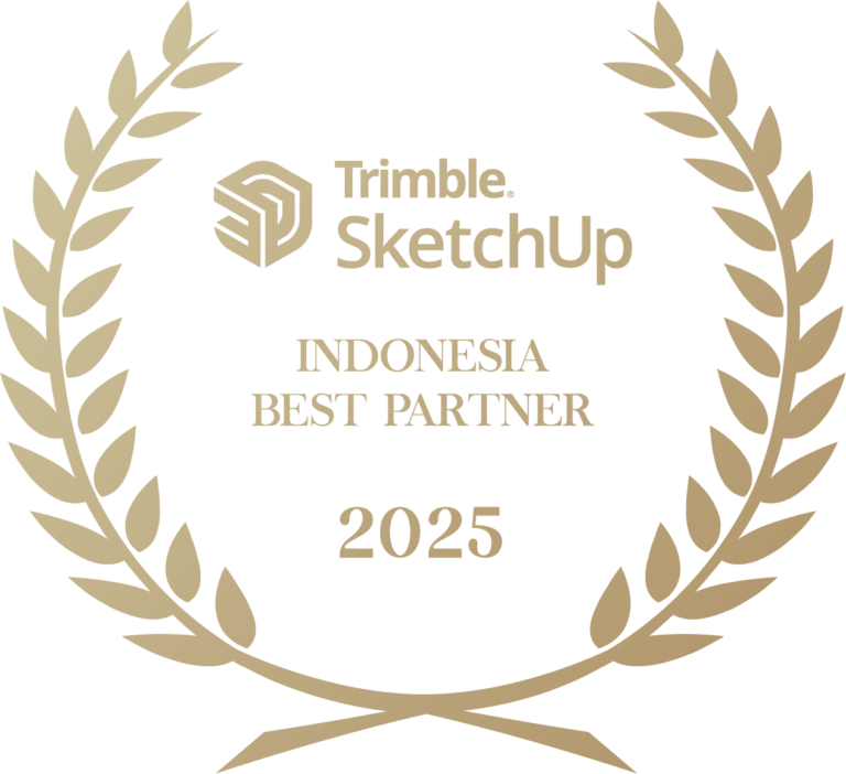 Piagam Trimble SketchUp Indonesia Best Partner 2025