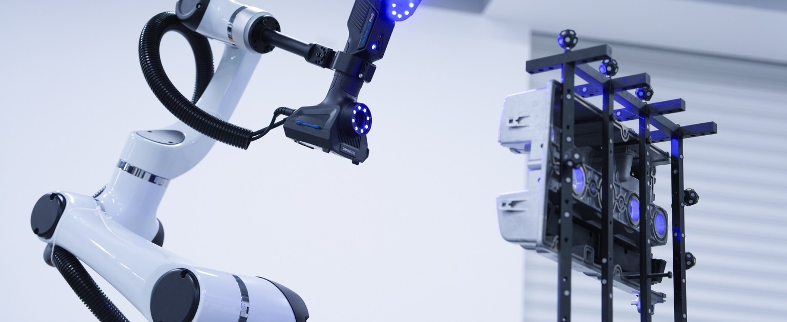 RobotScan, inspeksi otomatis dengan lengan robot